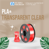 SUNLU 3D Printer Filament PLA+ Transparent Clear High Clarity